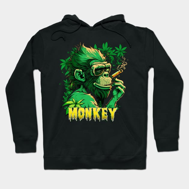 Monkey Lover Hoodie by Lional Studio